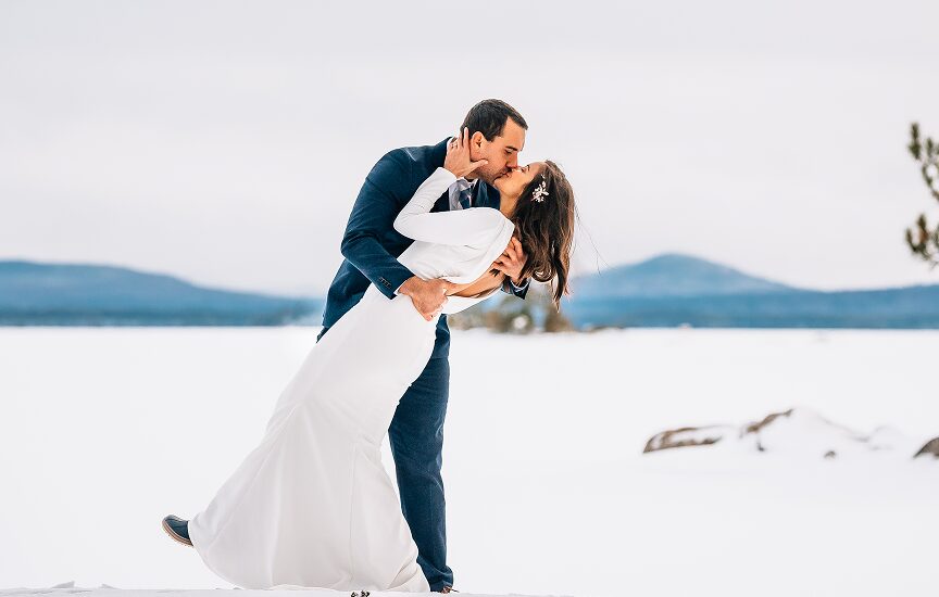 Winter Lakefront Wedding