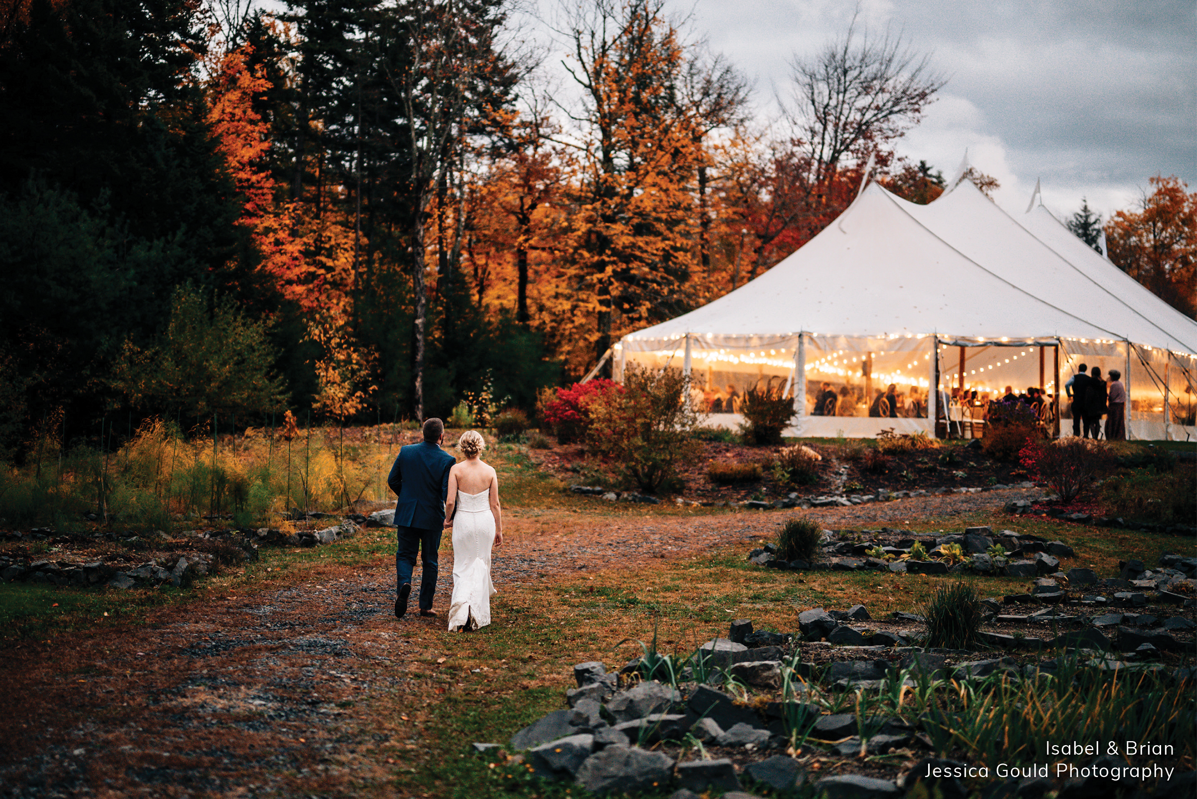 Tent Wedding Photo